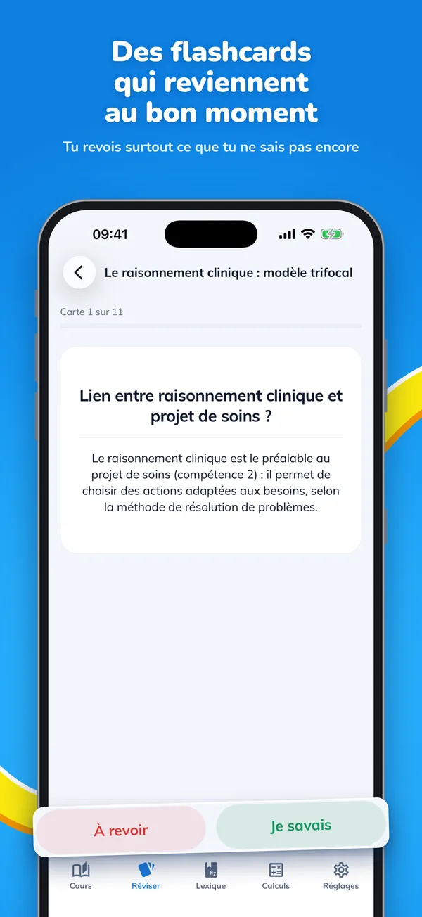 Flashcards en répétition espacée