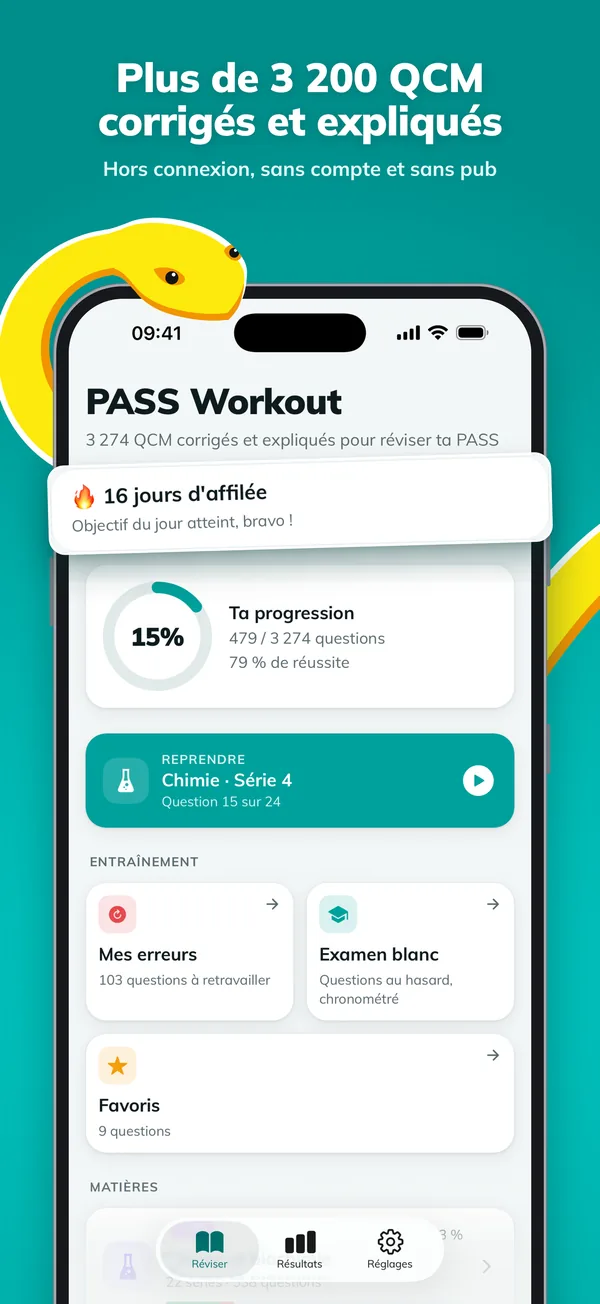 Application PASS Workout