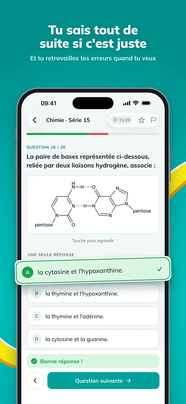 Question corrigée dans PASS Workout